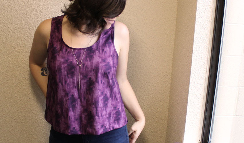 Kate Top by Tessuti Patterns - Sewing by Helen's Closet