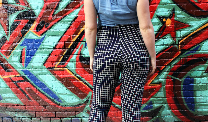 Grid Pants by Helen's Closet