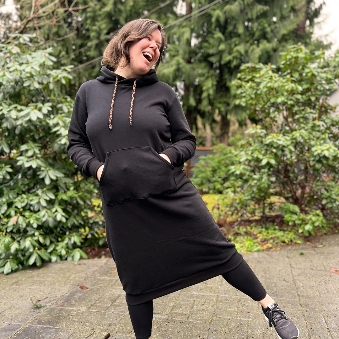 Lengthened Jackson Hoodie Hack - Helen's Closet Patterns Blog