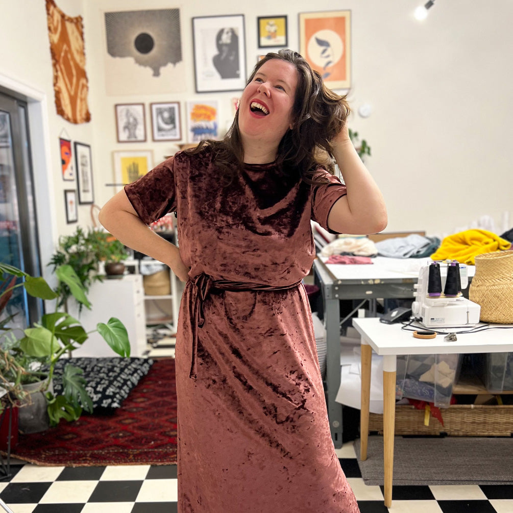 Velvet Jackson T Shirt Dress - Helen's Closet Blog