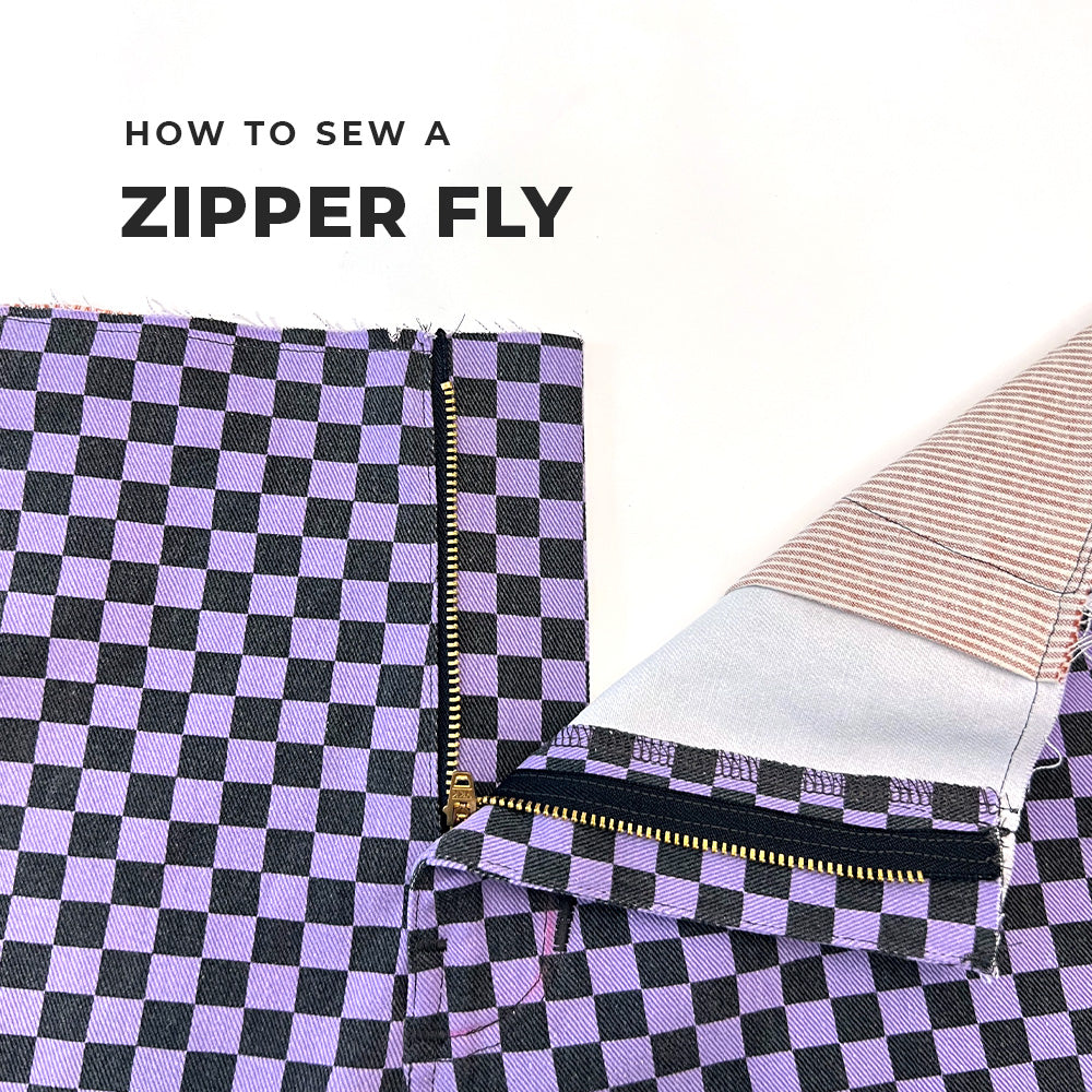 How to Sew a Zipper Fly - Brooks Jeans Sewing Pattern - Helen's Closet Blog