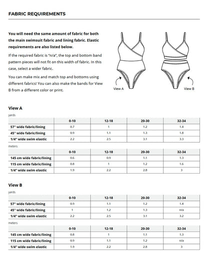 Sunstar Swimsuit Sewing Pattern Helens Closet